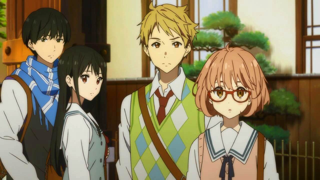 Fotograma del anime Kyoukai no Kanata